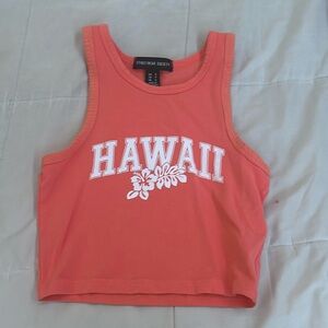 Neon Orange Tank Top